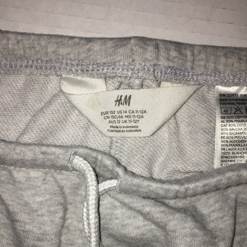 Light Gray Drawstring Sweatpants - Picture 2 of 5